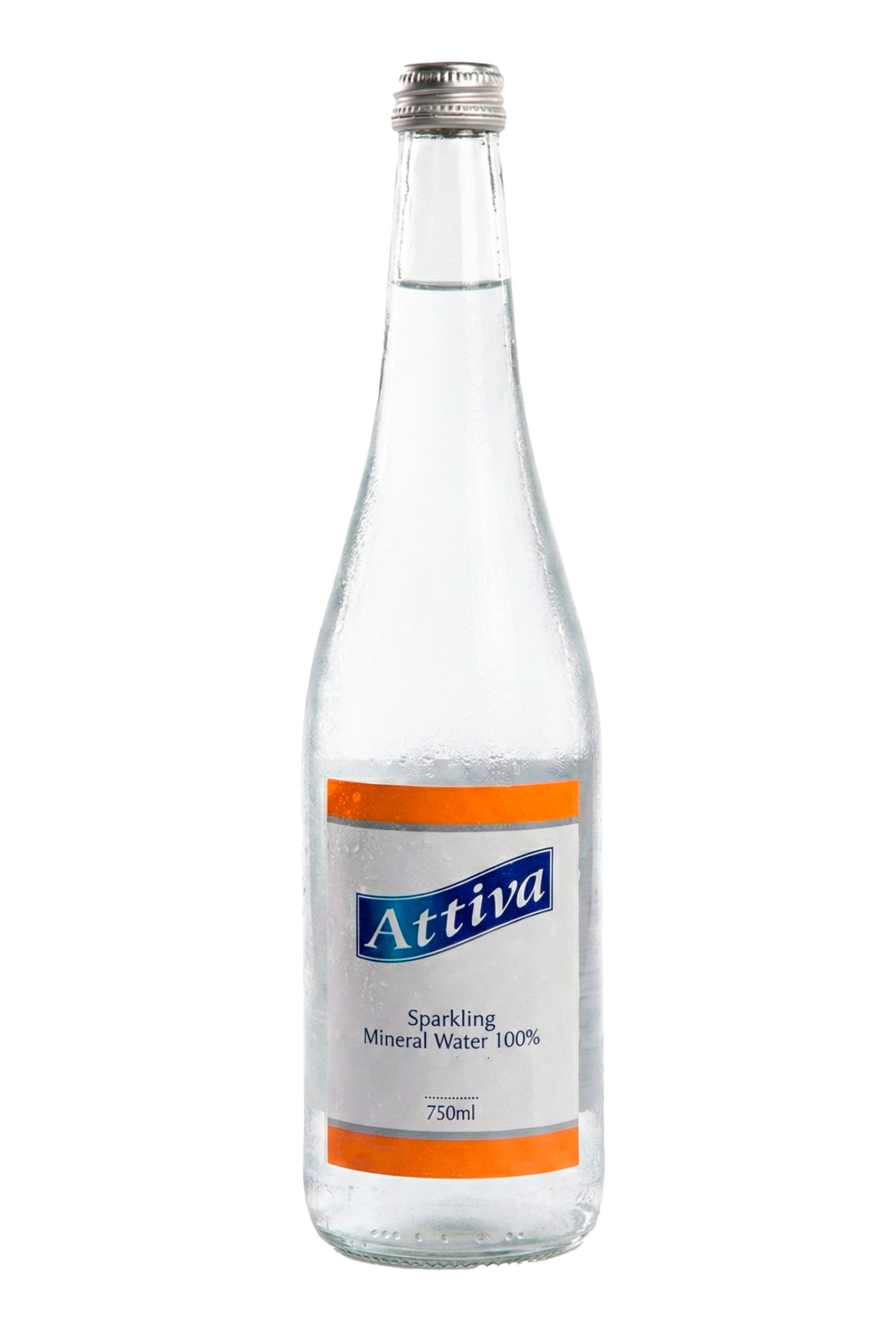 Garrafa Attiva vidro premium com gás 750 ml