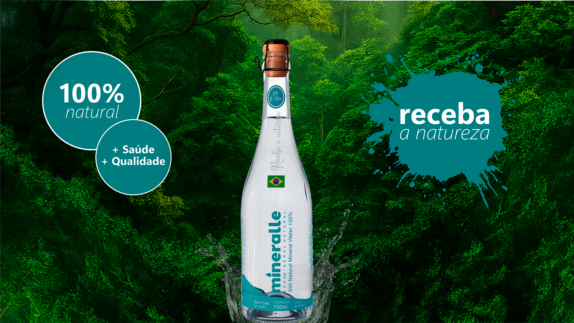 Mineralle 100% natural: receba a natureza