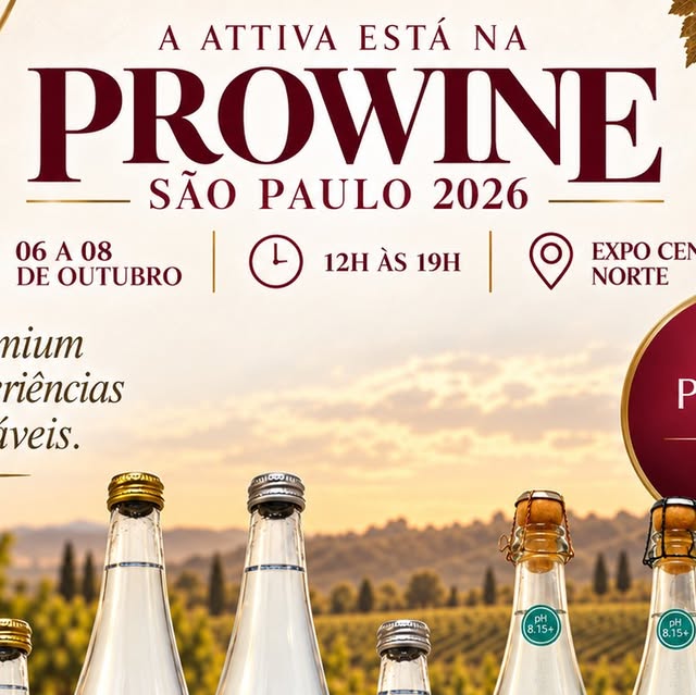 Registro da participação do Grupo Attiva em ProWine São Paulo 2026